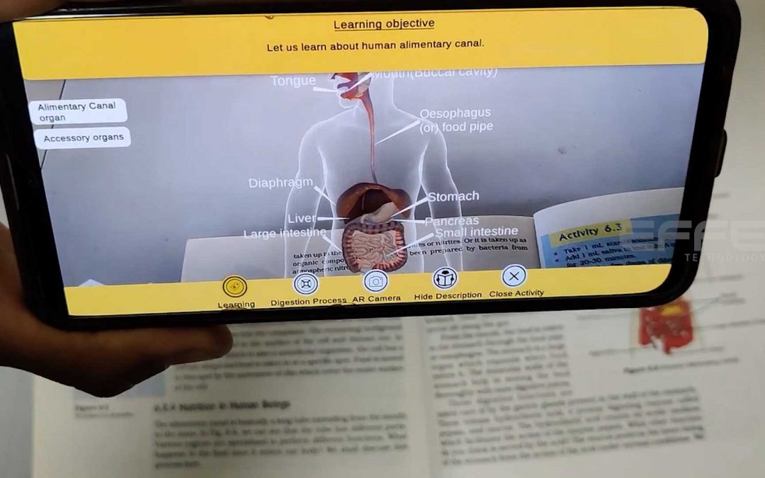 Application for Augmented Reality in Education