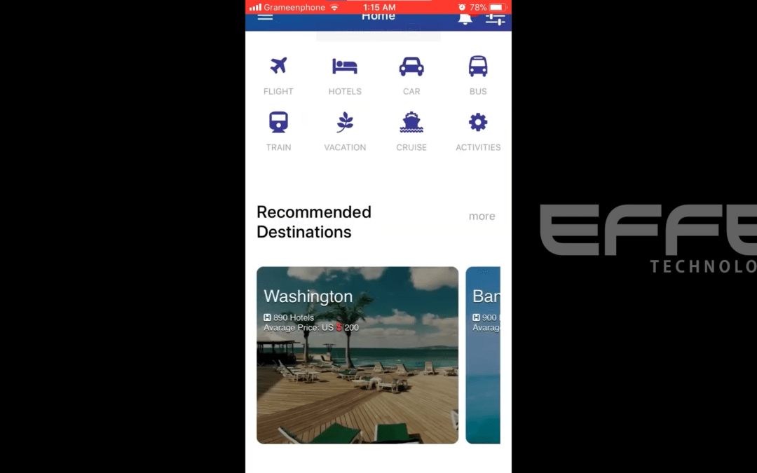 Travel App Development for the Tourism Industry – EFFE Technology