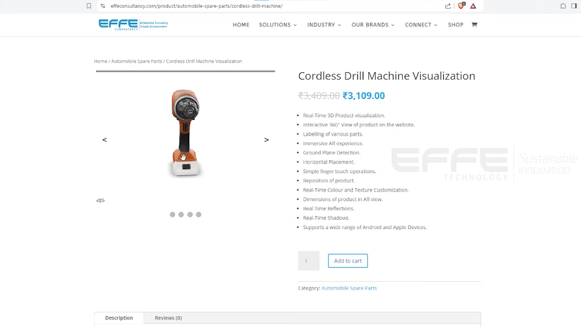 product configurator for equipment