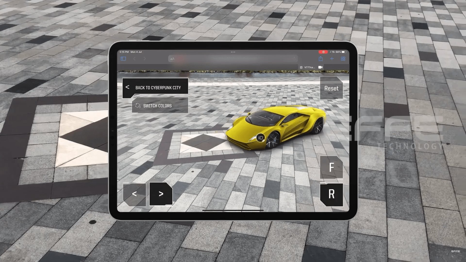 AR car visualizations