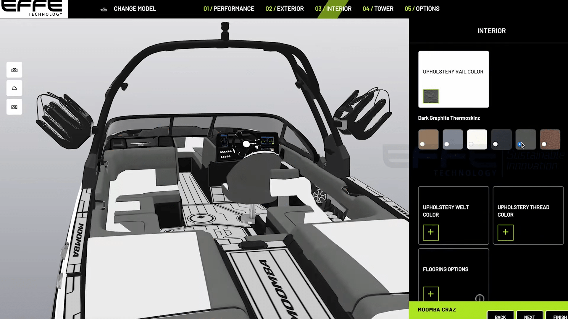 3D Web Configurator for Yacht