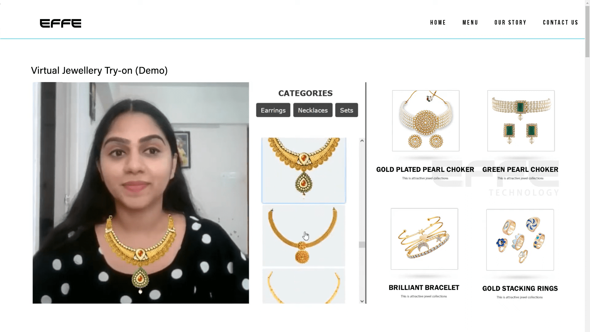 Virtual Try-On jewelry