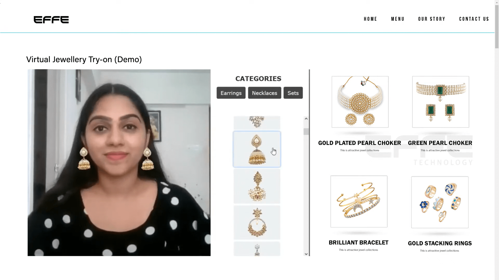 Virtual Try-On jewelry